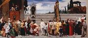 Lord Frederic Leighton Cimabue's Madonna being carried through the Streets of Florence (mk25) oil